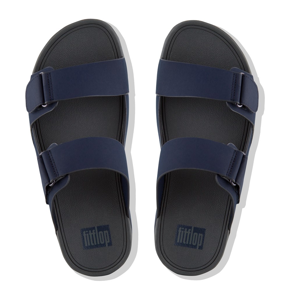 Fitflop Man Slides Navy - Gogh Neoprene Adjustable - NC4385061